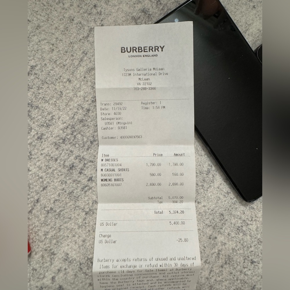 Women’s Burberry runway leg heels
